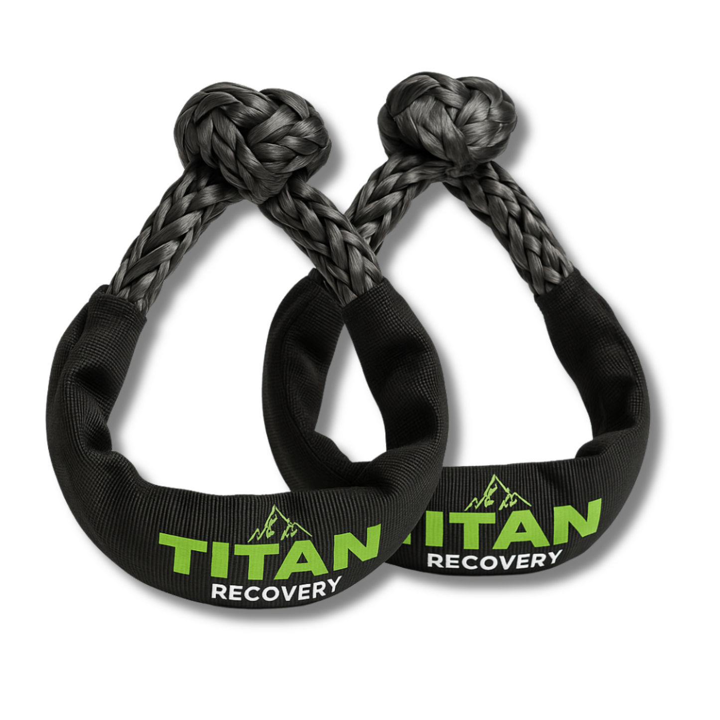 Kinetic Recovery Rope Kit 1"x30' 33,710 lb MBS TITAN Heavy-Duty Off-Road Recovery Rope + 2 Soft Shackles & Bag for Trucks SUVs ATVs UTVs